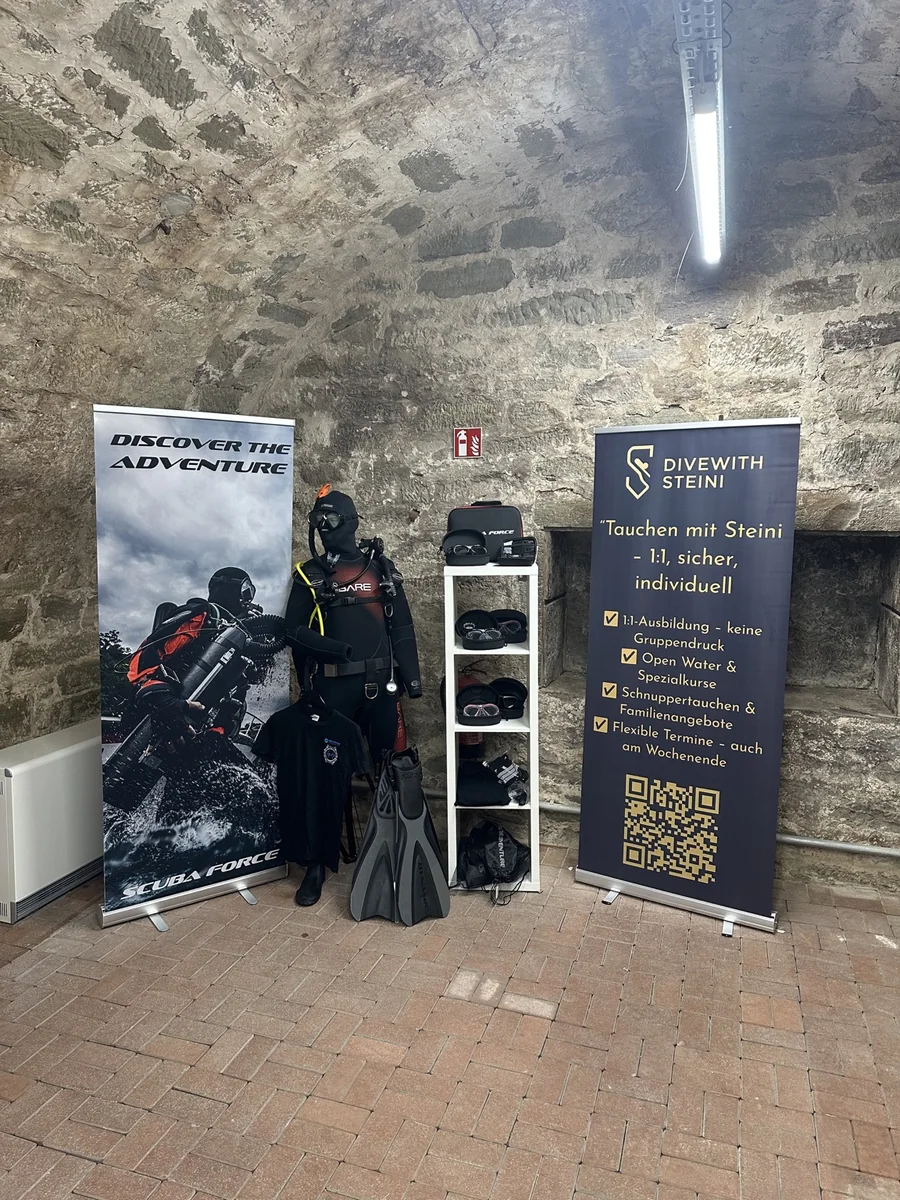 Equipment at DiveWithSteini