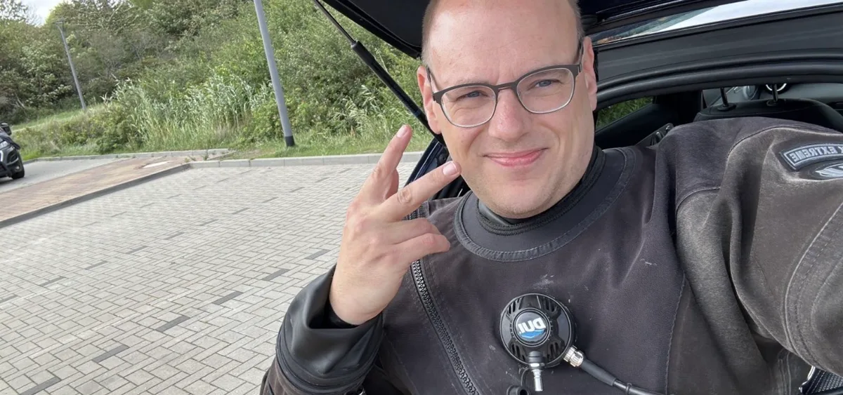 Sven Steinhardt, Tauchlehrer bei DiveWithSteini