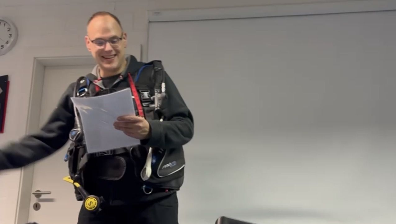 Theorie in voller Montur, auch das gehört dazu